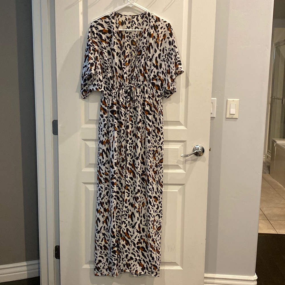 Forever 21 leopard print kimono